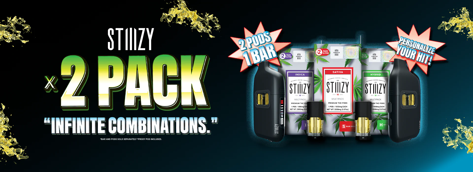 STIIIZY 2-Pack Multipod