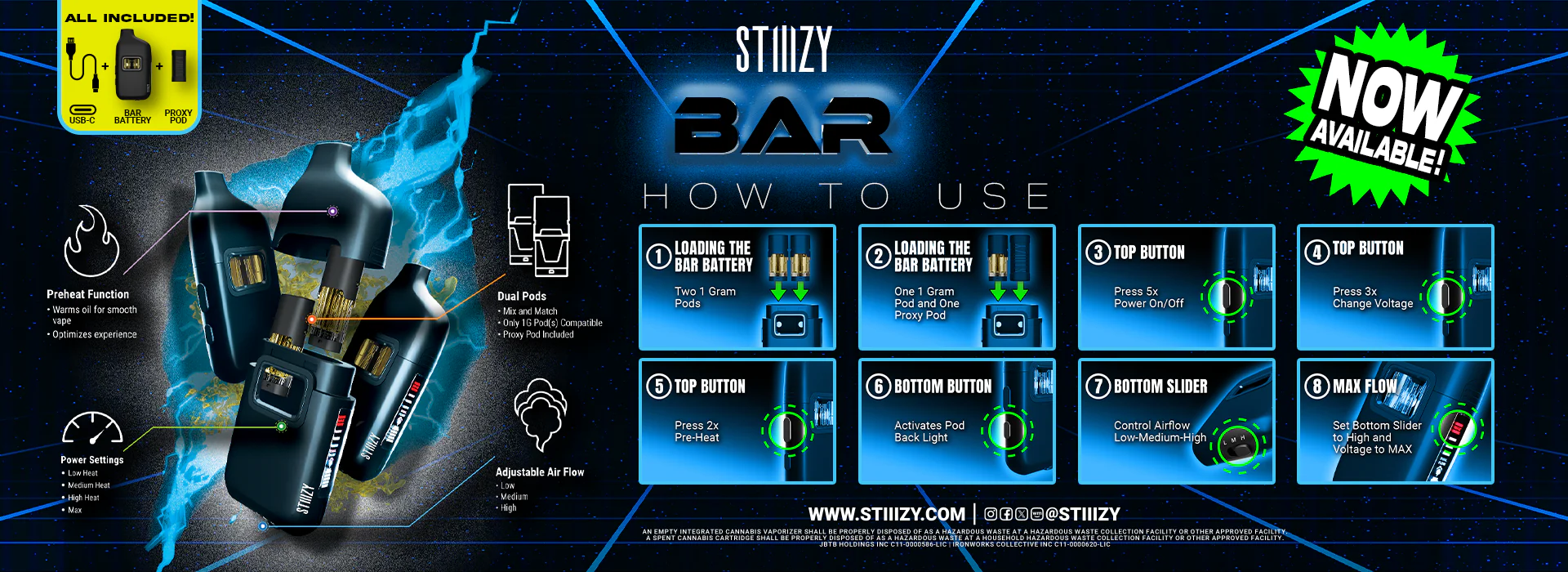 STIIIZY BAR Battery