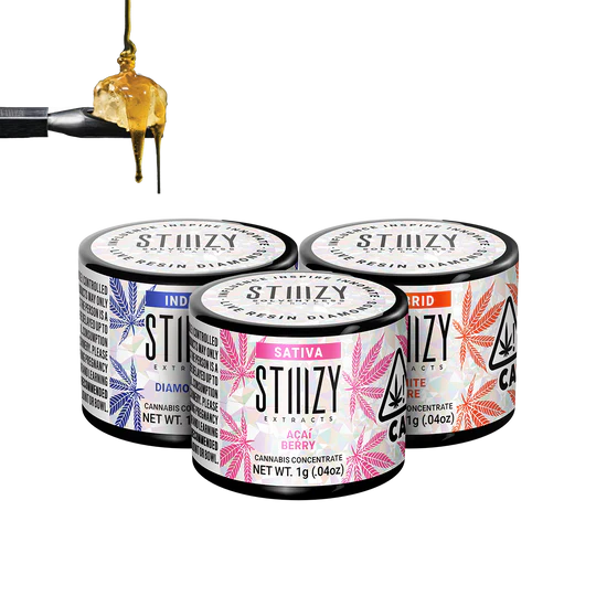 STIIIZY Live Rosin Diamonds — solventless cannabis diamonds California