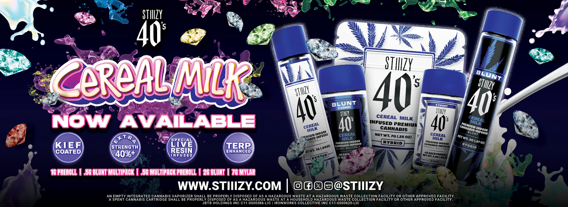 STIIIZY 40s Cereal Milk