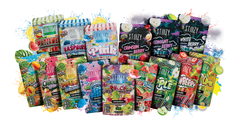 STIIIZY Edibles complete family — all five varieties